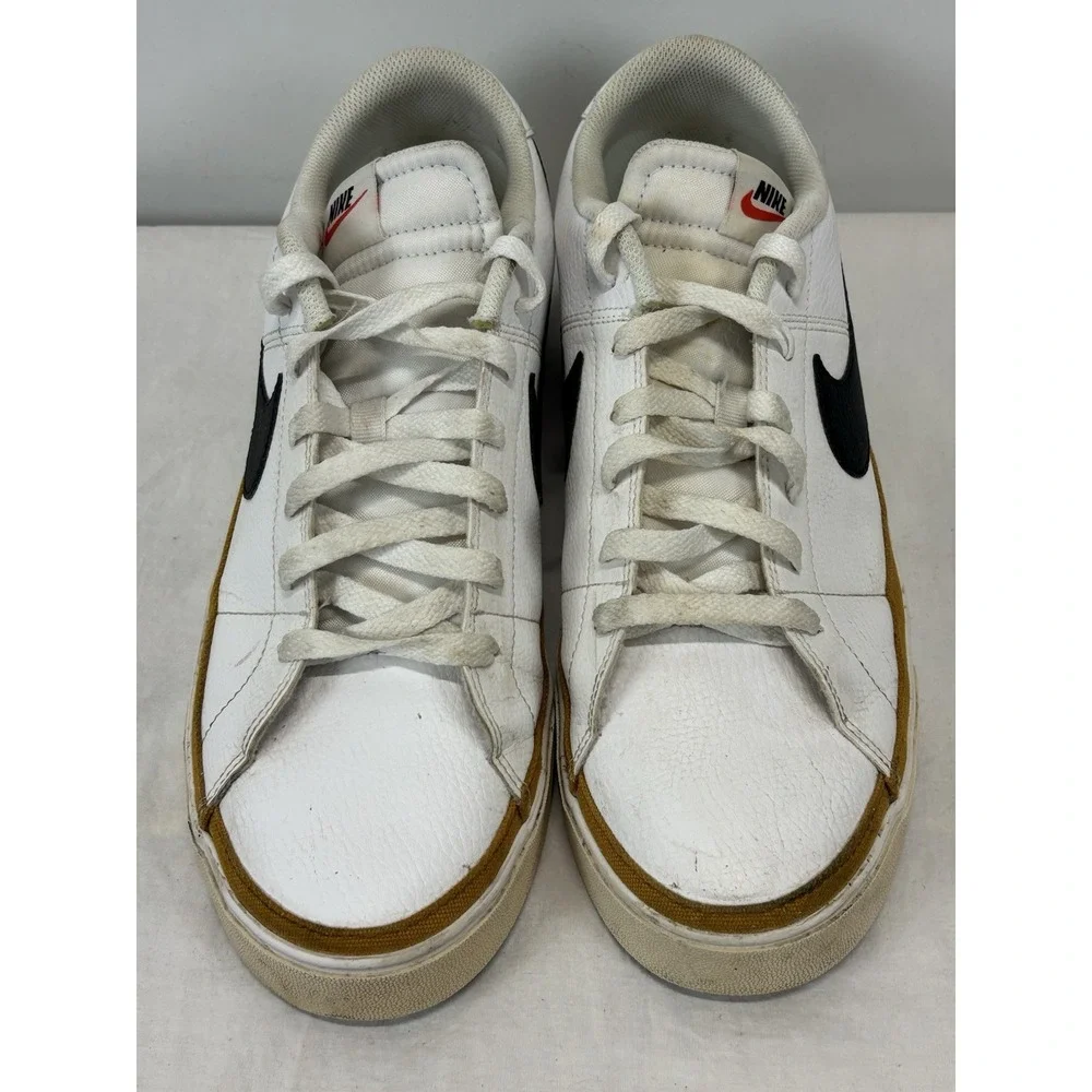 Size 13 - Nike Court Legacy Next Nature Mens White Desert Ochre Sneaker